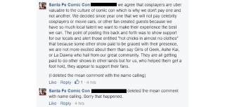 Illustration for article titled Comic Convention Has Cosplay PR Meltdown